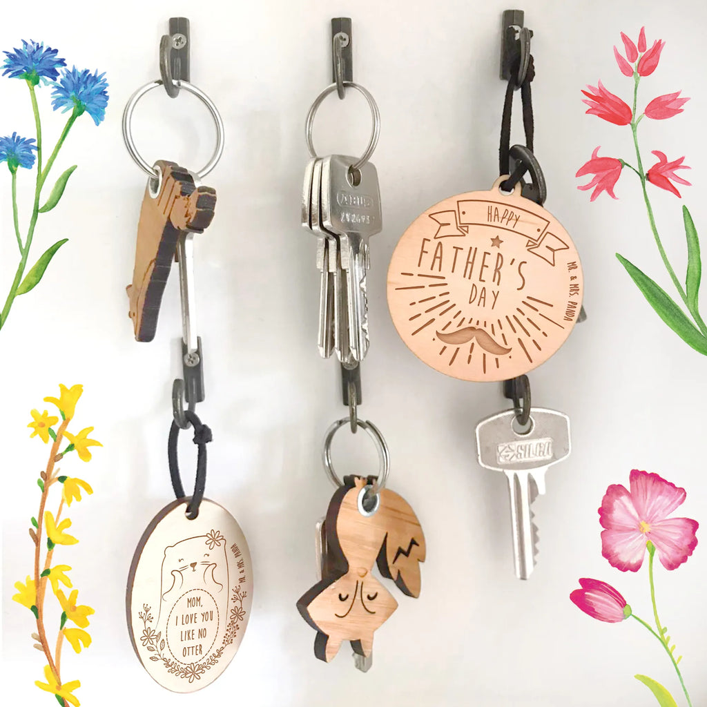 Mutter und Vater Schlüsselanhänger Otter Mama Mutter, Valentinstag, Liebesgeschenk, Vater, Schlüsselanhänger, Familie, Vatertag, Muttertag, Bruder, Schwester, Mama, Papa, Oma, Opa, Sohn, Geburtstag, Otter, Weihnachten, Liebe, Paar, Geschenk, Tochter