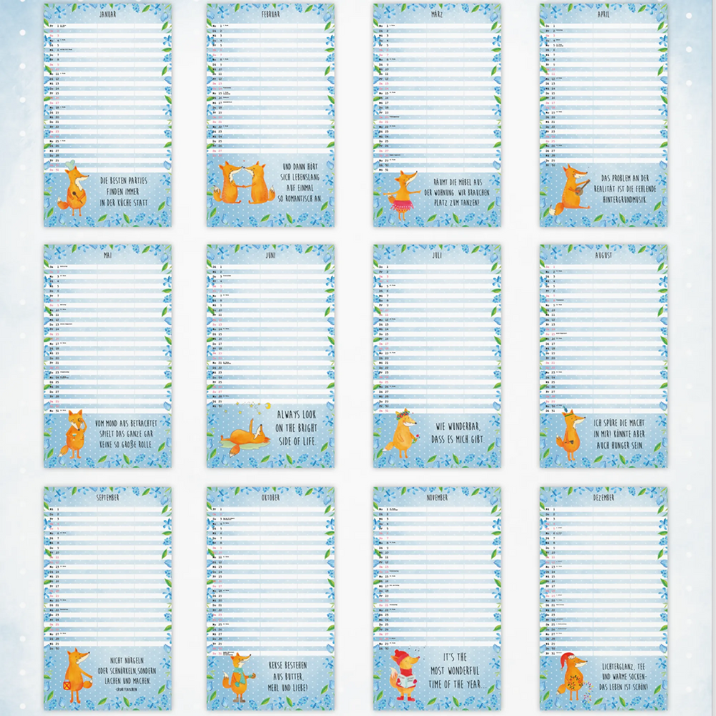 Partner calendar 2026 Fuchs Collection couple planner, partner calendar; 2020 couple calendar, Couple calendar, animal lover, foxes, forest wildlife, clever as a fox