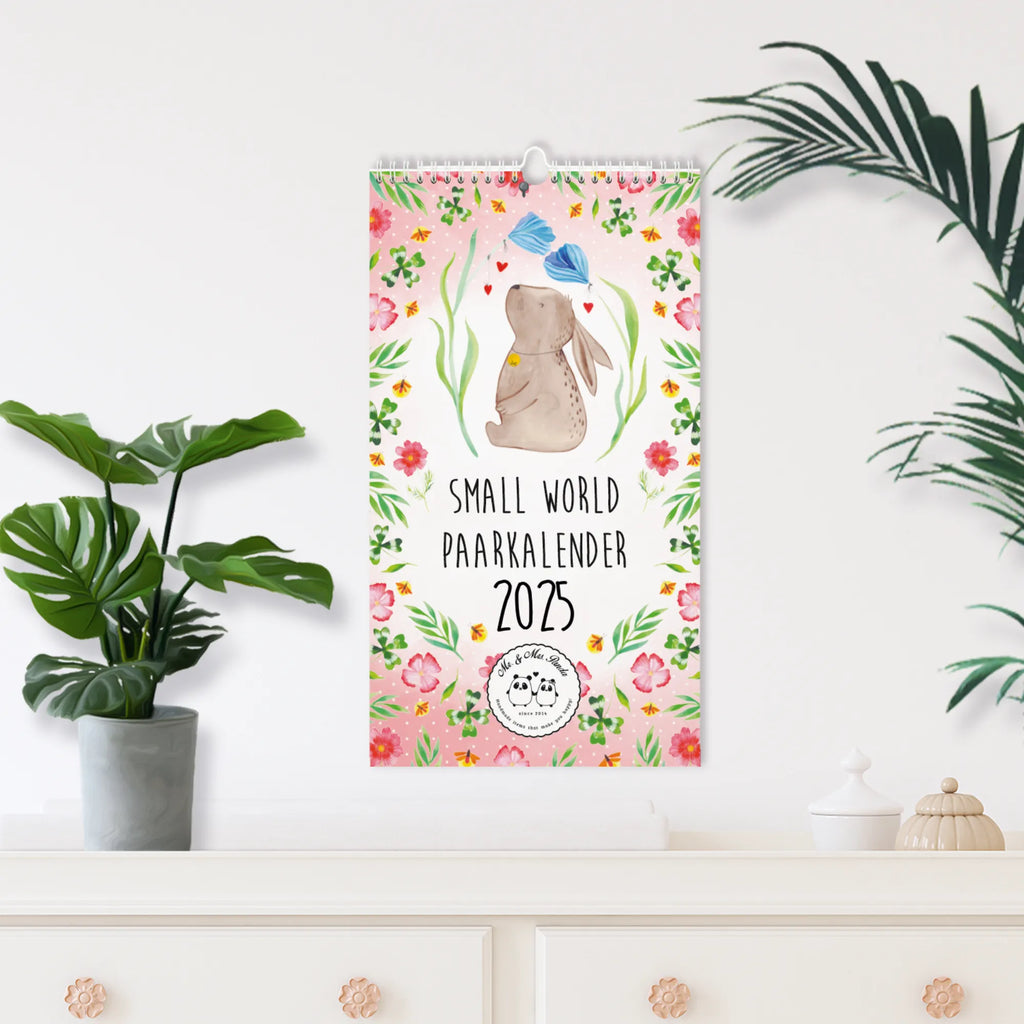 Partner calendar 2026 Small World Collection Couple calendar, couple planner, partner calendar; 2020 couple calendar, card, gift ideas, gifts, small animals, cute, cute animal motives, hand drawn, funny sayings, good mood, special gifts, animal lover