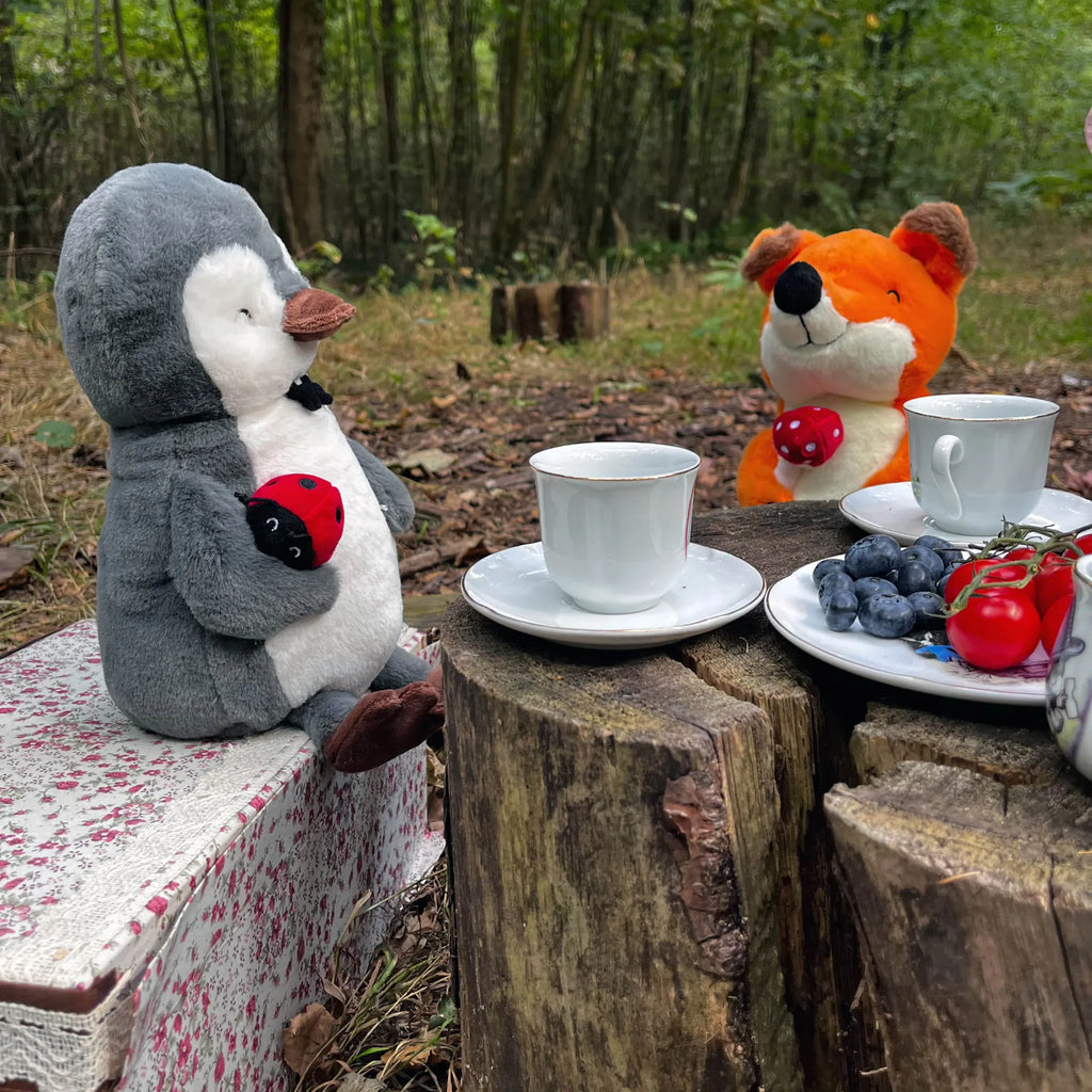 Pluszak Niedźwiedź z kapeluszem i muchą Niedźwiedź, Miś, Pluszowy miś