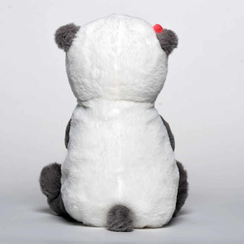 Cuddly toy Panda with Flower small animals, cute, funny, cute animal motives, hand drawn, small world, funny sayings, good mood, happy, gifts, gift ideas, special gifts, animal lover, card