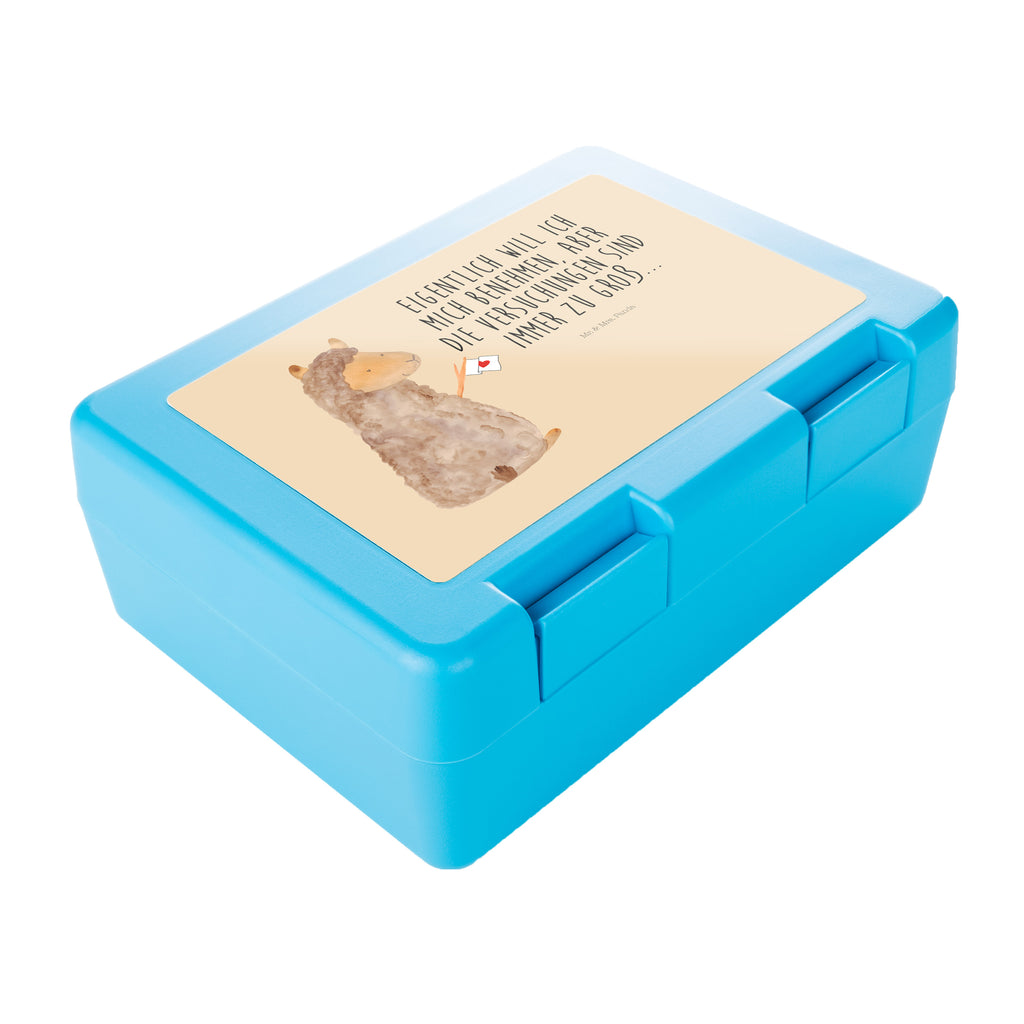 Brotdose Alpaka Fahne Brotbox, Snackbox, Lunch box, Butterbrotdose, Brotzeitbox, Alpaka, Lama, Alpakas, Lamas, Liebe