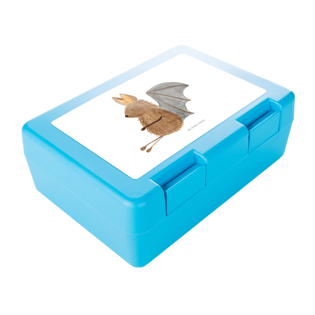 Brotdose Fledermaus sitzend Brotbox, Snackbox, Lunch box, Butterbrotdose, Brotzeitbox, Tiermotive, Gute Laune, lustige Sprüche, Tiere, Fledermaus, Fledermäuse, Motivation, entspannen