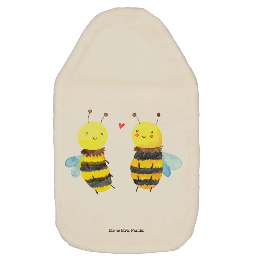 Wärmflasche Biene Verliebt Wärmekissen, Kinderwärmflasche, Körnerkissen, Wärmflaschenbezug, Wärmflasche mit Bezug, Biene, Wespe, Hummel