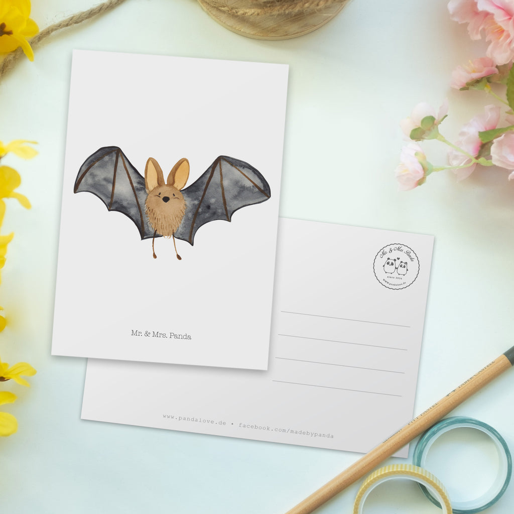 Postkarte Fledermaus Flügel Geschenkkarte, Grußkarte, Karte, Einladung, Ansichtskarte, Geburtstagskarte, Einladungskarte, Dankeskarte, Tiermotive, Gute Laune, lustige Sprüche, Tiere