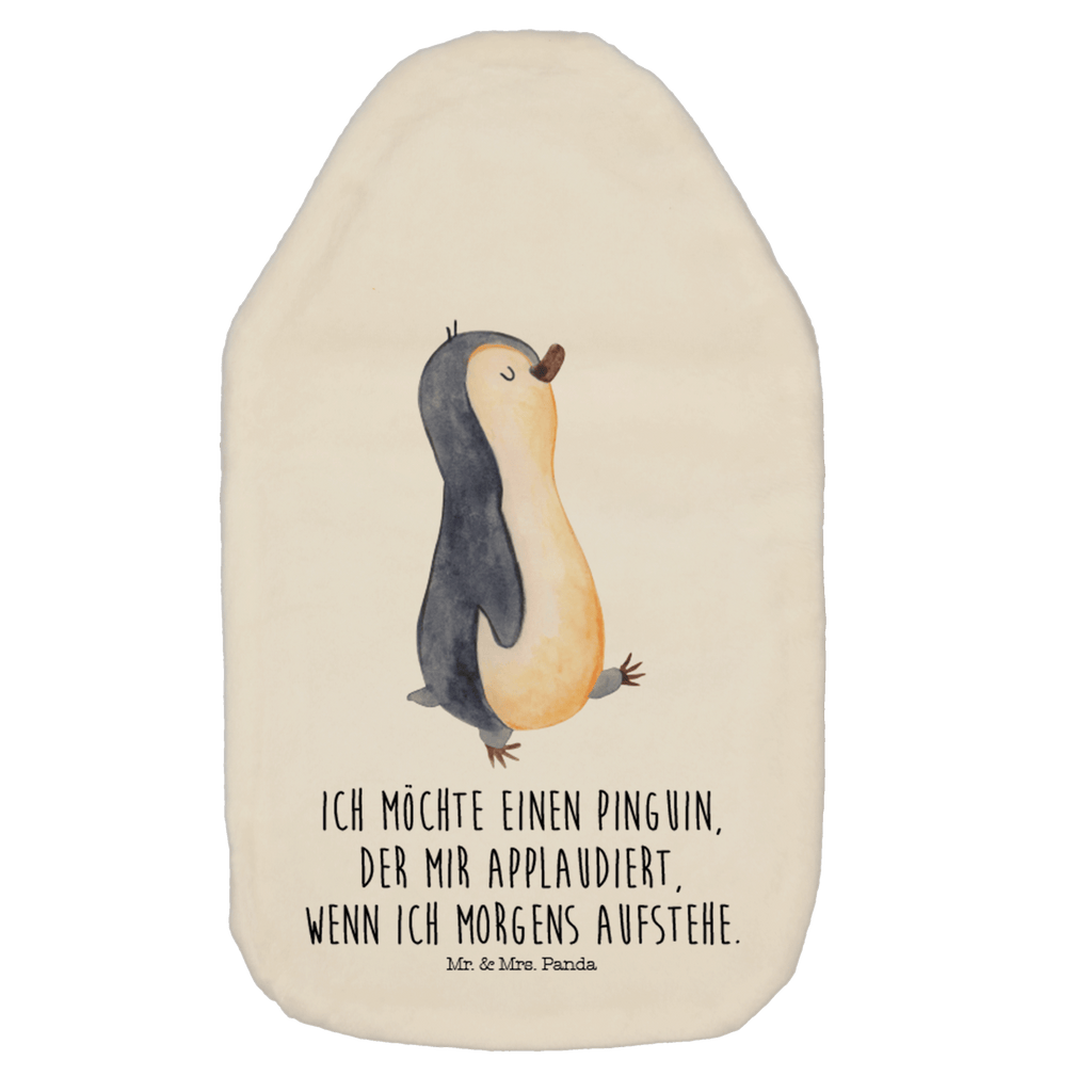 Wärmflasche Pinguin marschierend Wärmekissen, Kinderwärmflasche, Körnerkissen, Wärmflaschenbezug, Wärmflasche mit Bezug, Pinguin, Pinguine, Frühaufsteher, Langschläfer, Bruder, Schwester, Familie