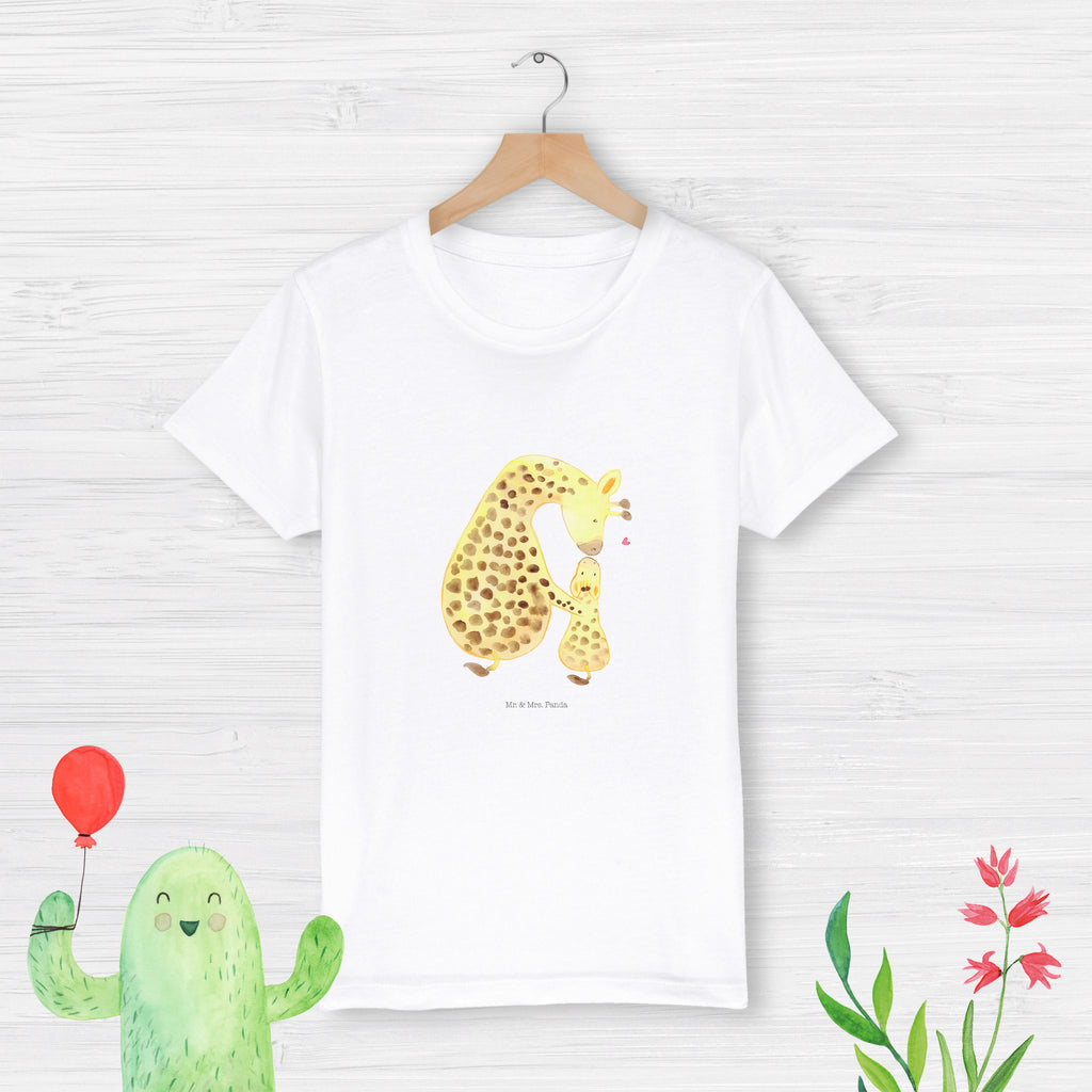 Organic Kinder T-Shirt Giraffe mit Kind Giraffe, Kind, Mutter, Mama, Tochter, Sohn, Lieblingsmensch   Afrika, Wildtiere