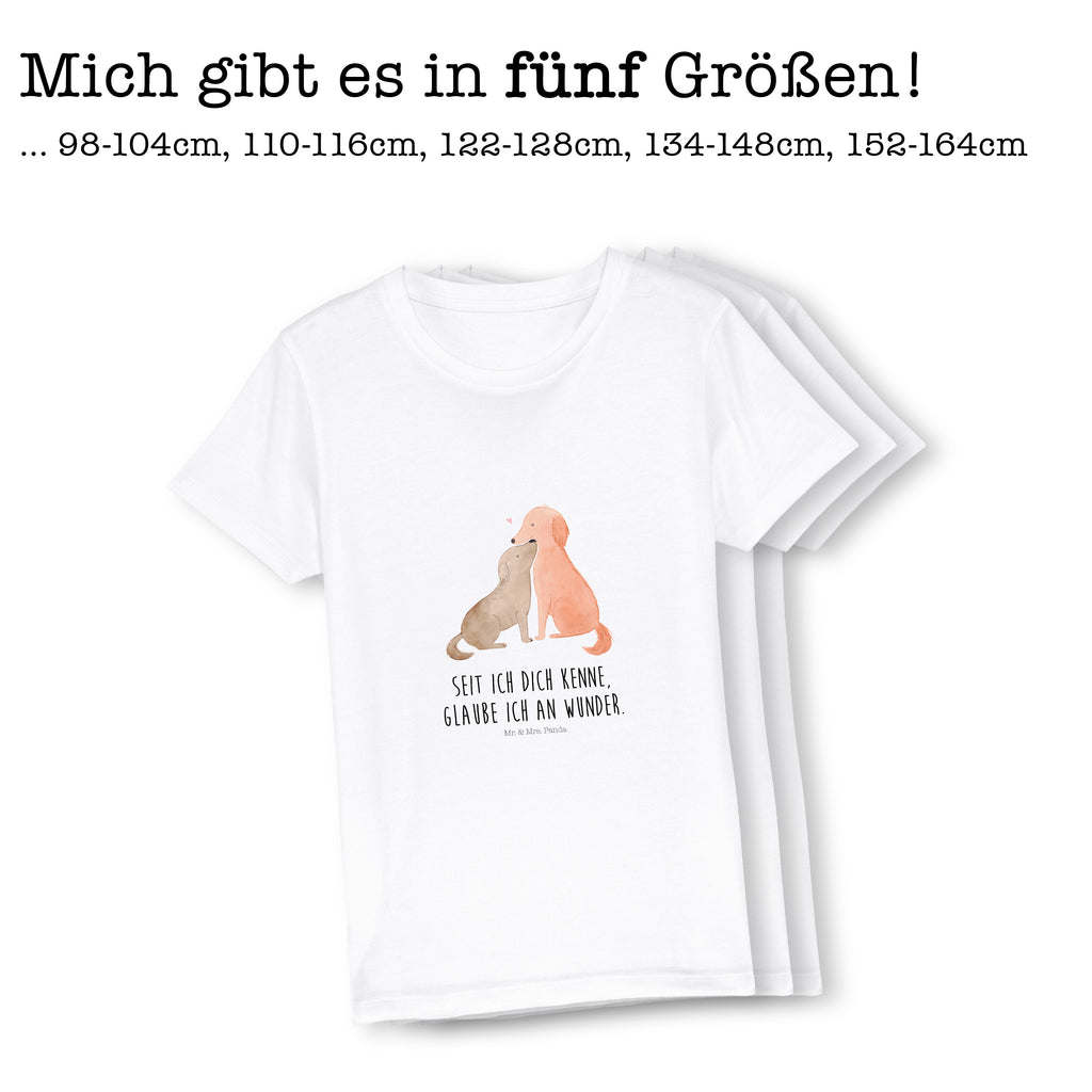 Organic Kinder T-Shirt Hunde Liebe Liebe, Hund. Hunde, Kuss, Vertrauen, Kuscheln, Herz   Hund, Hundemotiv, Haustier, Hunderasse, Tierliebhaber, Hundebesitzer, Sprüche