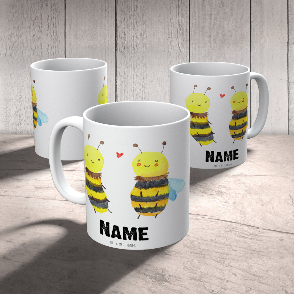 Personalisierte Tasse Biene Verliebt Personalisierte Tasse, Namenstasse, Wunschname, Personalisiert, Tasse, Namen, Drucken, Tasse mit Namen, Biene, Wespe, Hummel