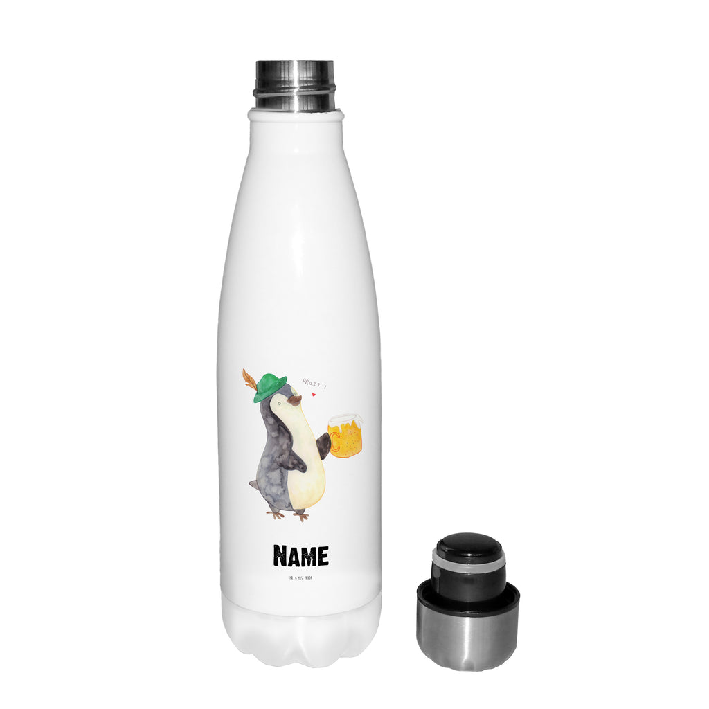 Personalisierte Thermosflasche Pinguin Bier Personalisierte Isolierflasche, Personalisierte Thermoflasche, Personalisierte Trinkflasche, Trinkflasche Mit Namen, Wunschname, Bedrucken, Namensflasche, Pinguin, Pinguine, Bier, Oktoberfest